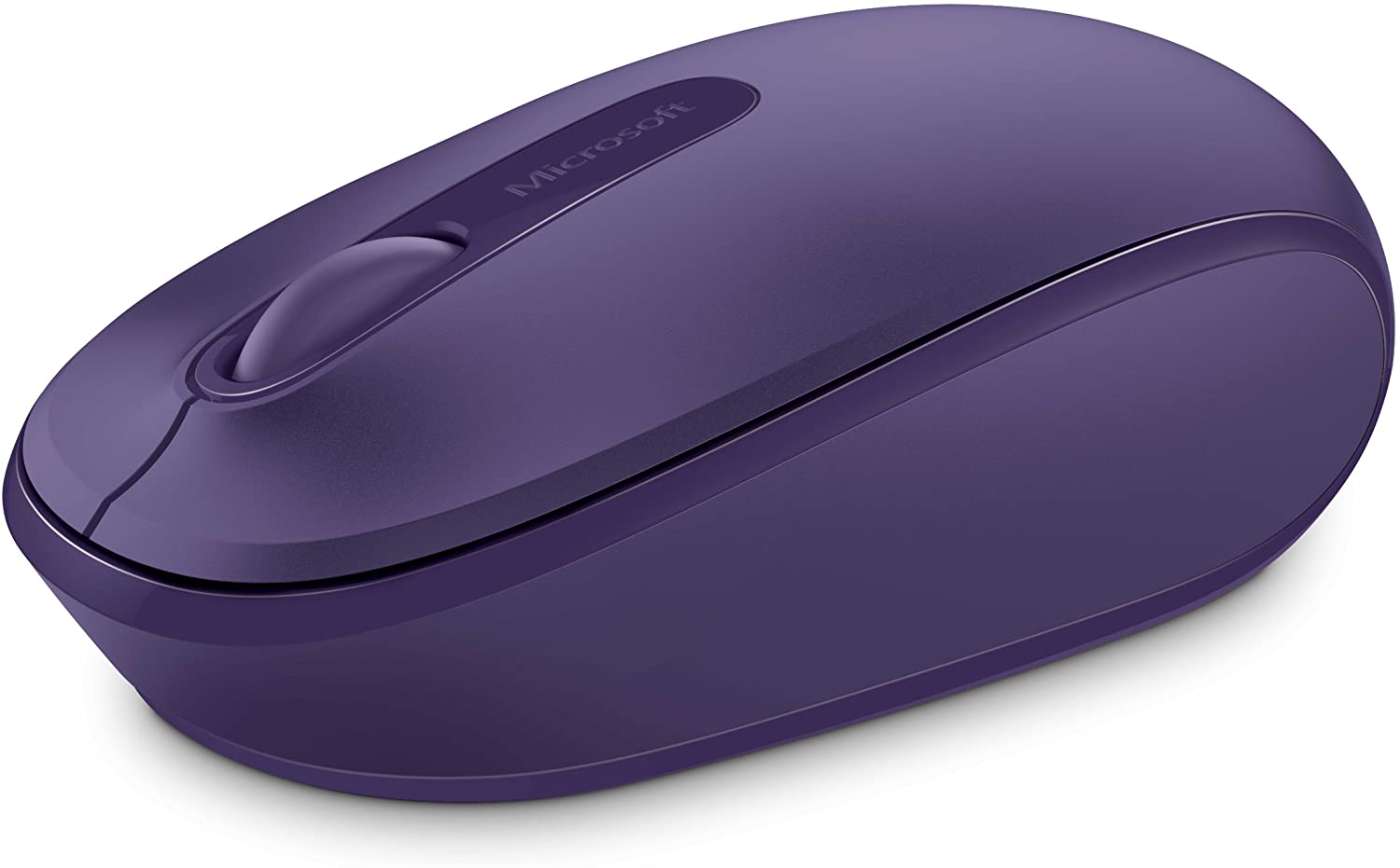 mouse inalambrico morado